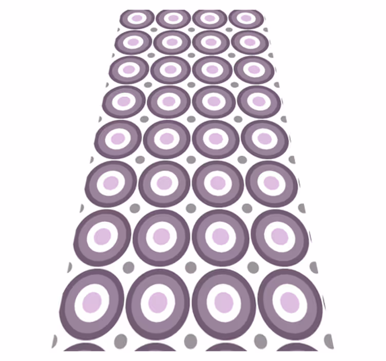 Texture rug in lilac 70s style - TenStickers