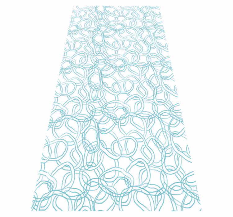 Texture rug abstract circular modern - TenStickers