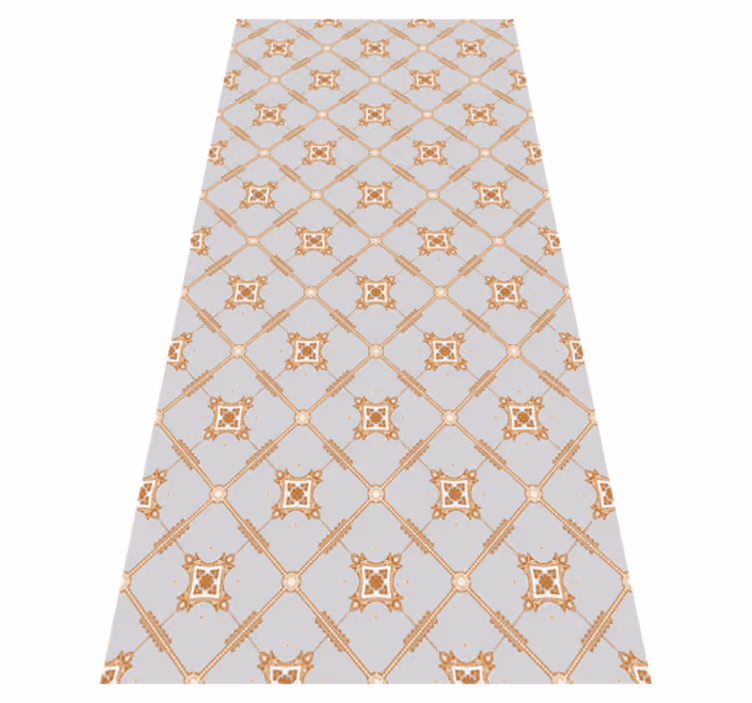 Texture rug tile style diamond - TenStickers