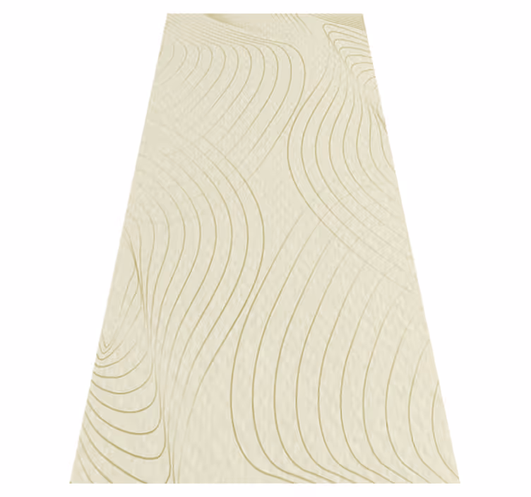 Curvas japandi texture rug - TenStickers