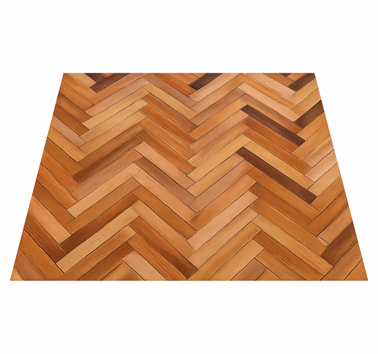 Texture rug classic oak herringbone design - TenStickers
