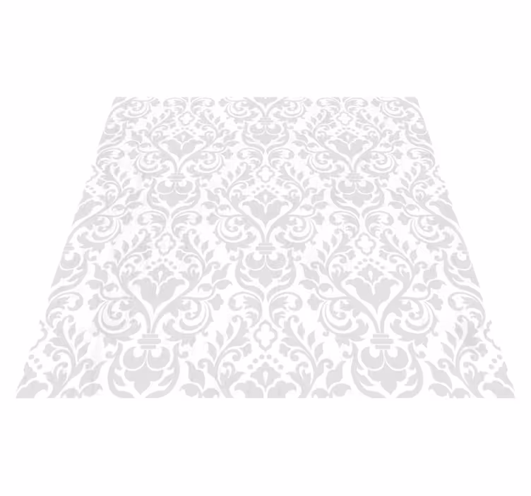 Vintage rug grunge damask design area carpet - TenStickers