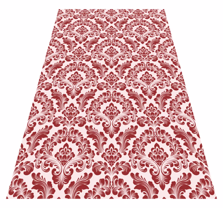 Vintage rug with block-printed design - TenStickers