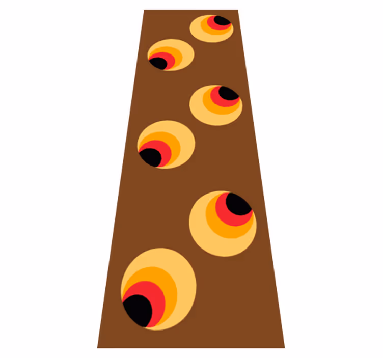 Vintage rug with eye-catching design - TenStickers