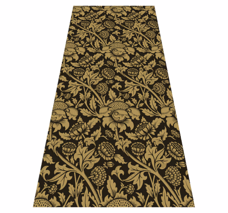 Vintage rug with classic french floral design - TenStickers