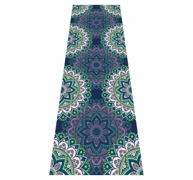 Vintage rug stained glass mandala design - TenStickers