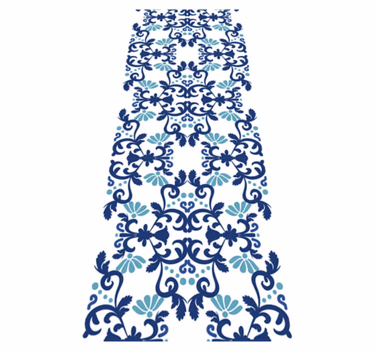 Vintage rug classic vintage damask design - TenStickers
