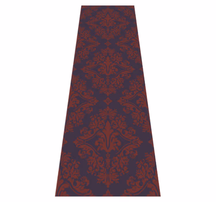 Vintage rug in red and purple pattern - TenStickers