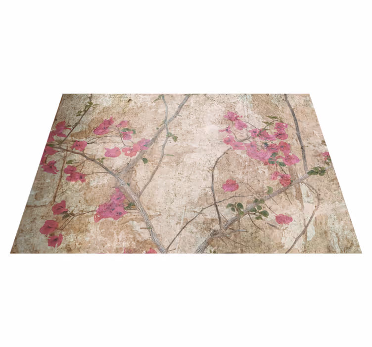 Vintage rug in vintage style ivy design - TenStickers