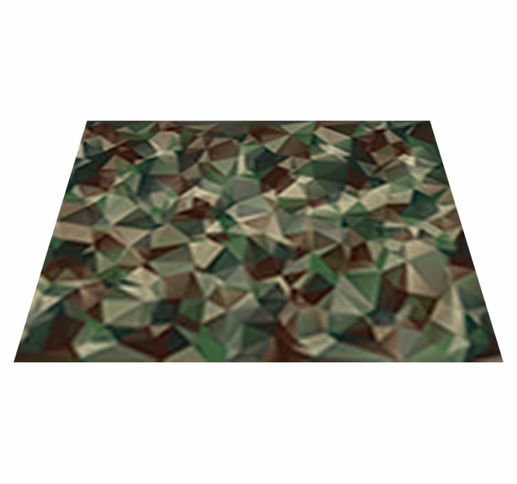 Texture rug with camouflage pattern - TenStickers
