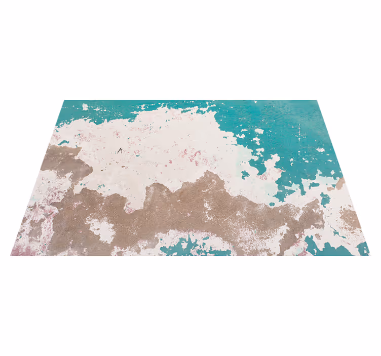 Texture rug grunge peeling wall design - TenStickers
