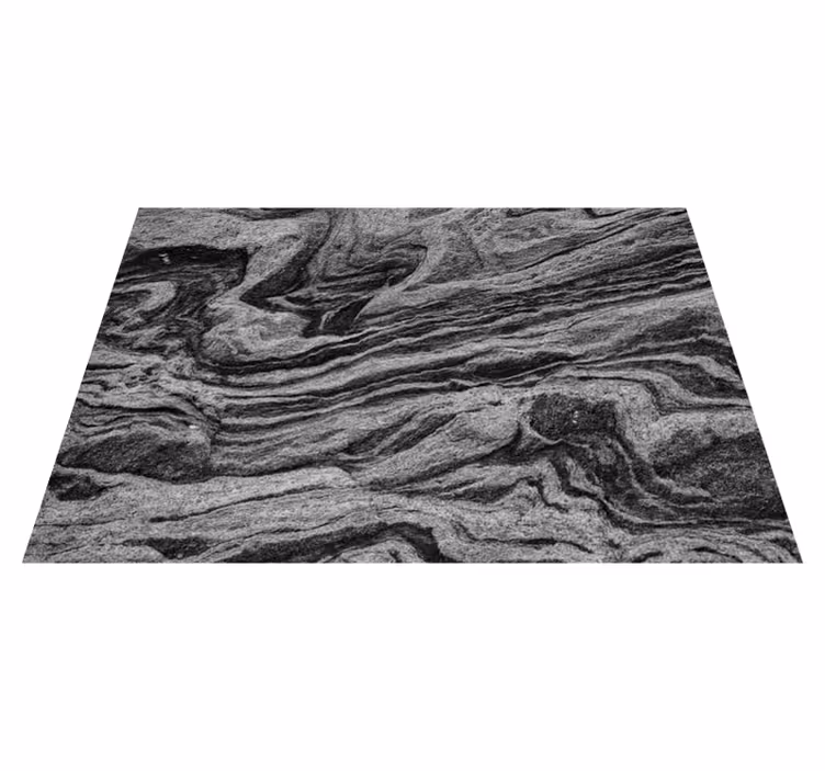 Texture rug in natural grey hue - TenStickers