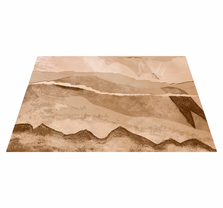 Texture rug made of paper strips - TenStickers
