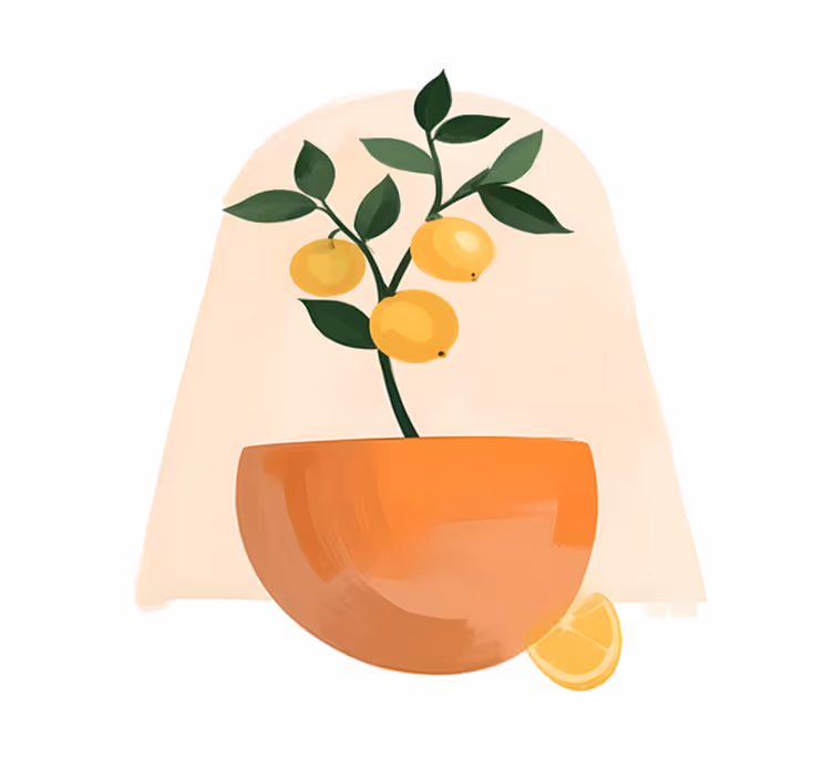 Floral rug small fruit tree - TenStickers