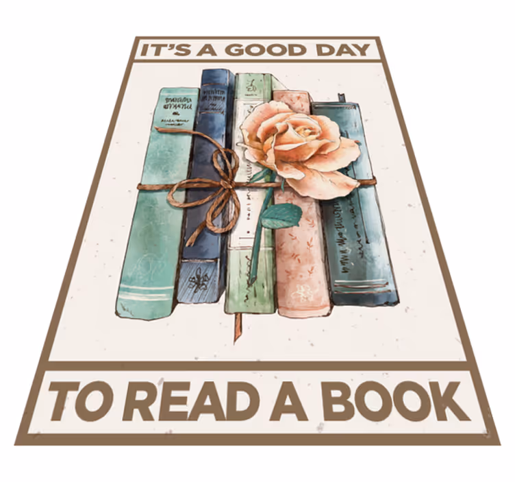 Quote rug inspired by books - TenStickers