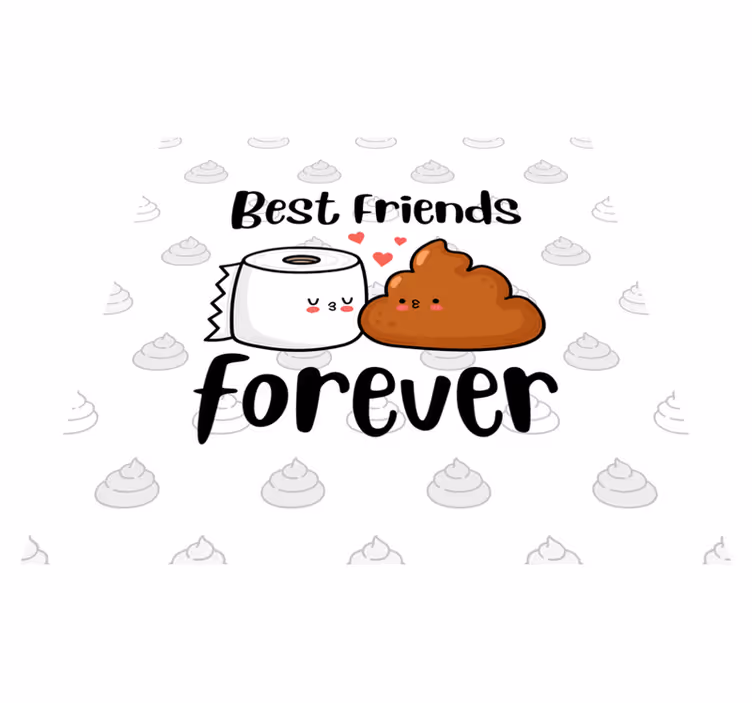 Quote rug toilet humorous quote design - TenStickers