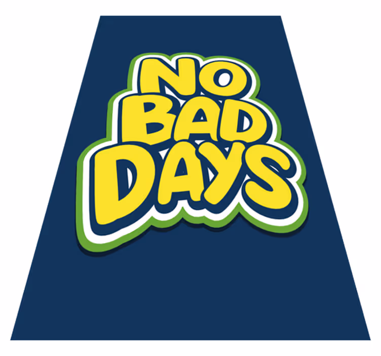 Quote rug youth no bad days - TenStickers