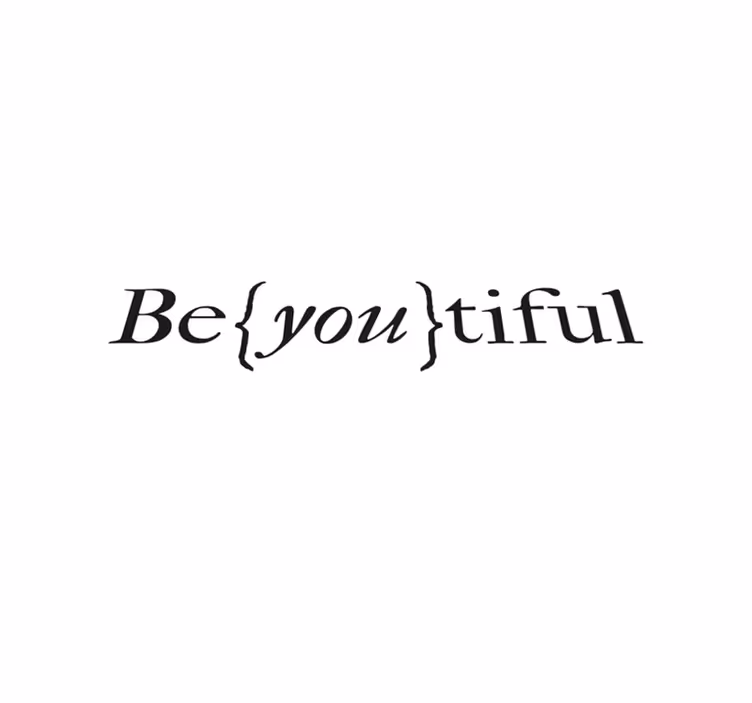 You are so be you tiff quote rug - TenStickers