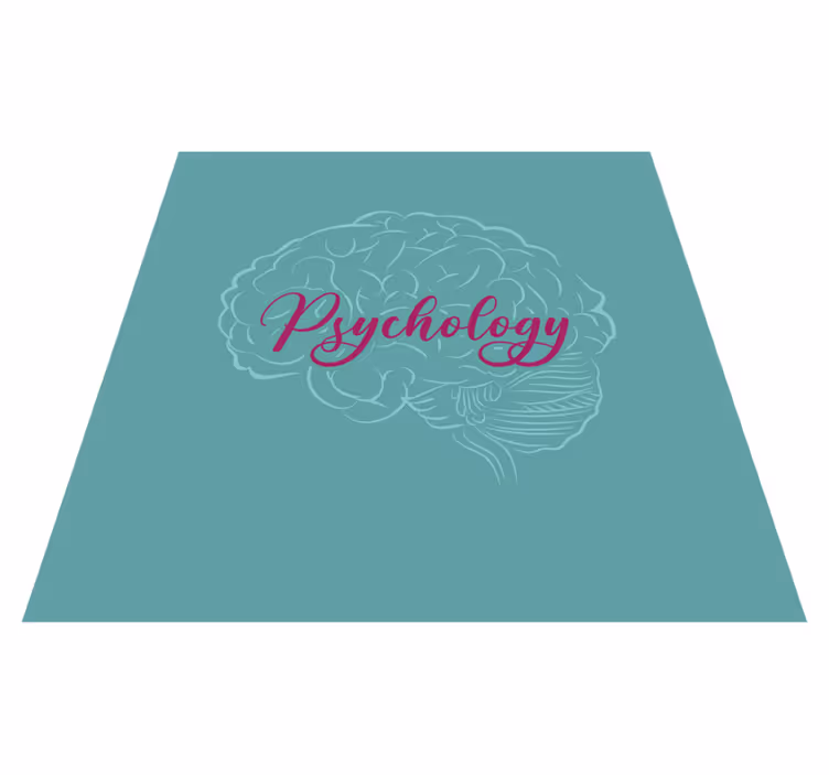 Quote rug psychology mind - TenStickers