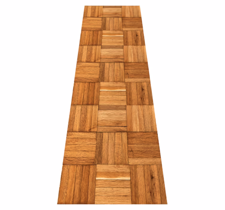 Texture rug with brown seamless wood tile pattern - TenStickers