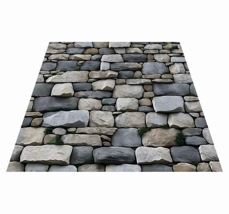 Texture rug with lifelike design - TenStickers