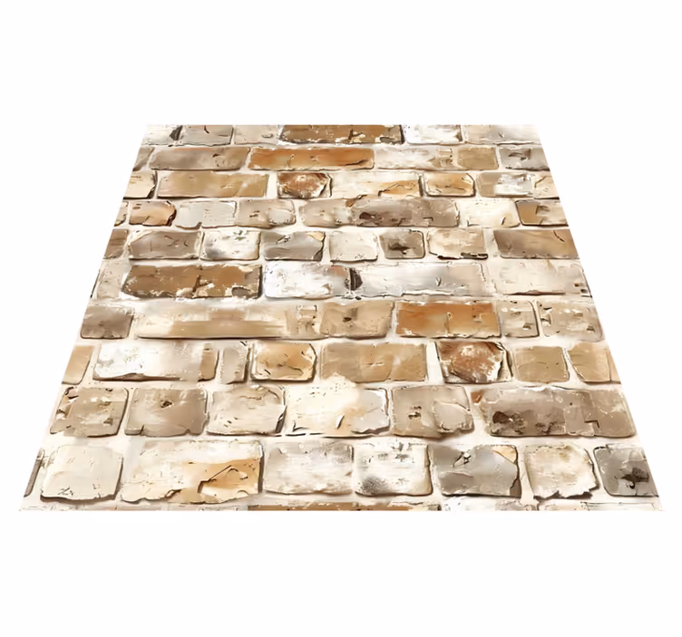 Worn material texture rug - TenStickers