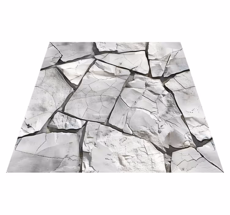 Texture rug in gray design - TenStickers