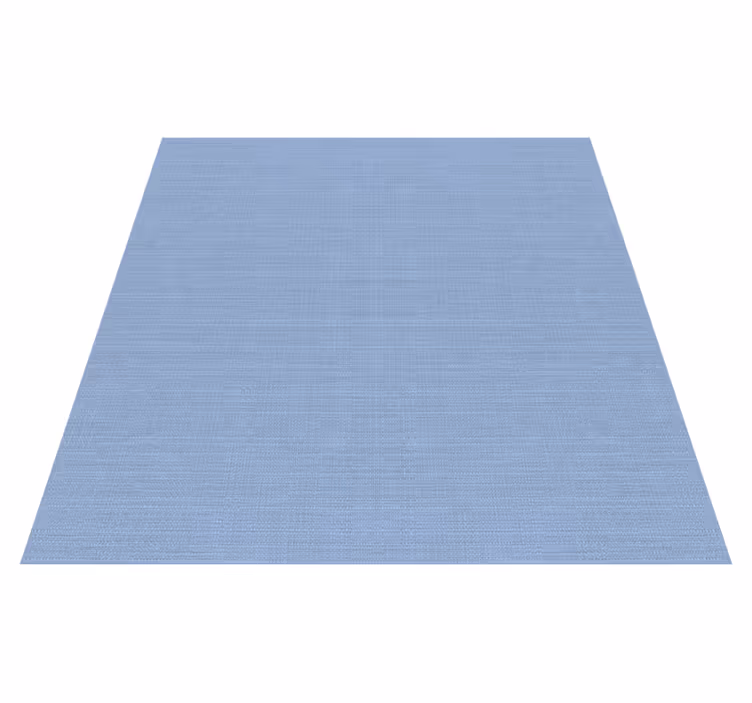 Texture rug with thin blue jute design - TenStickers