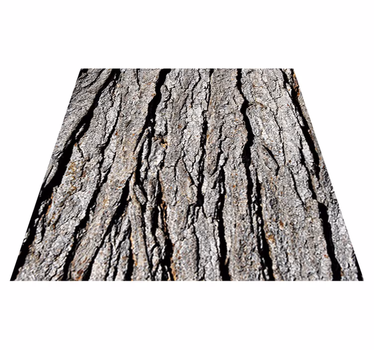 Texture rug with realistic tree trunk pattern - TenStickers