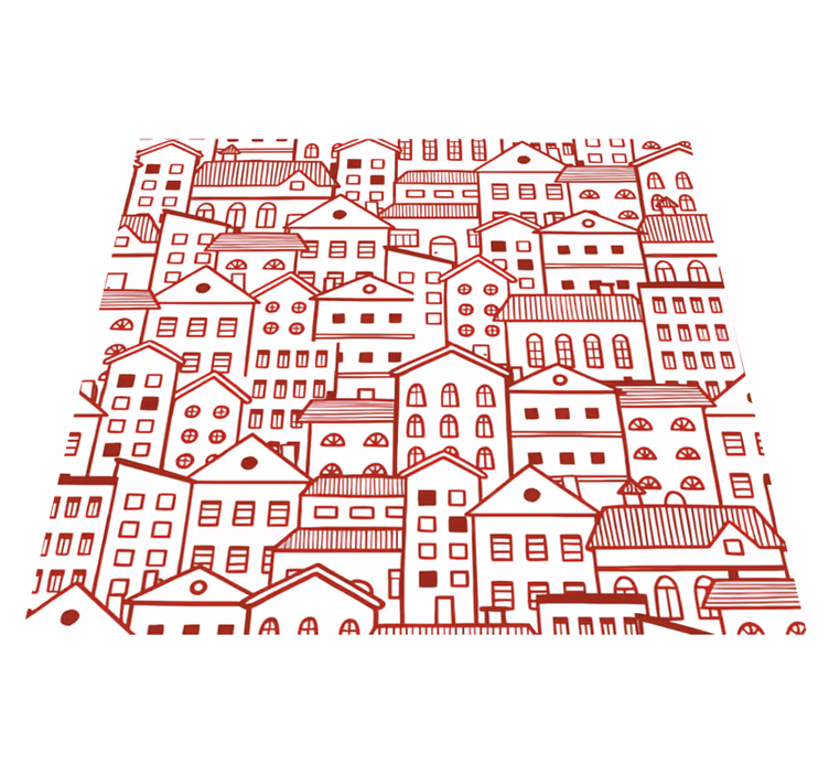 Texture rug with urban comic book design - TenStickers