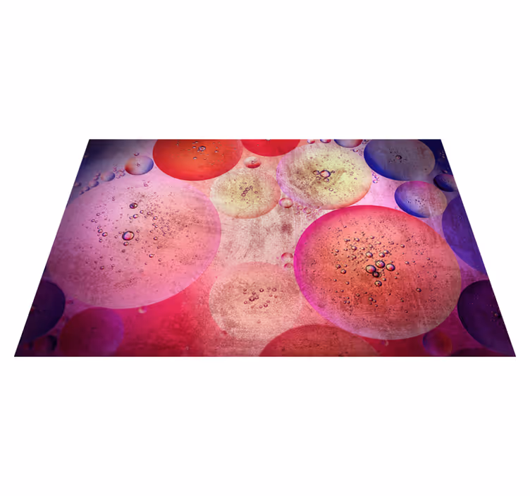Geometric rug modern circular shapes - TenStickers