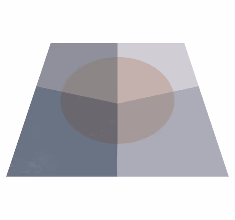 Geometric rug in pink and gray design - TenStickers