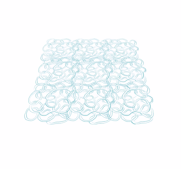 Geometric rug abstract circular modern - TenStickers