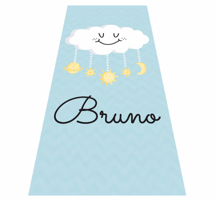 Kids carpet in joyful design - TenStickers