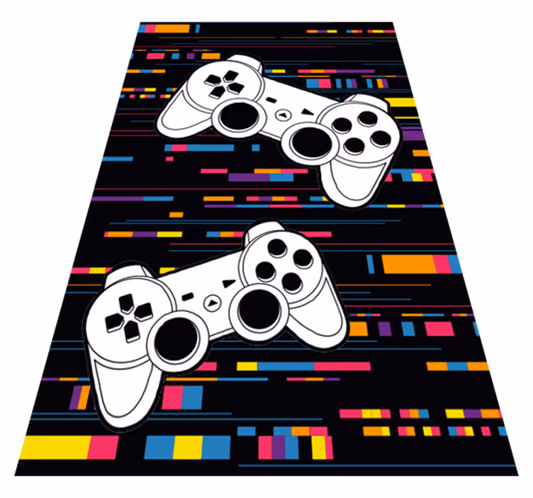 Game rug multicolor remote controller - TenStickers