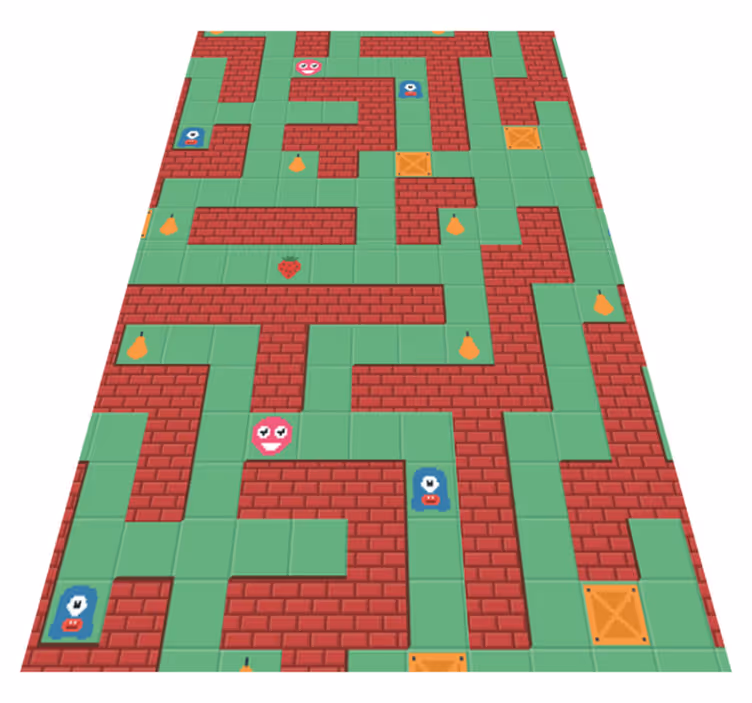 Game rug for soothing pacifier playtime - TenStickers