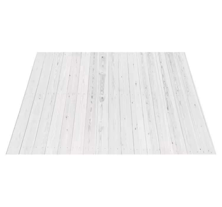 Entrance hall rug vintage white wood pattern - TenStickers