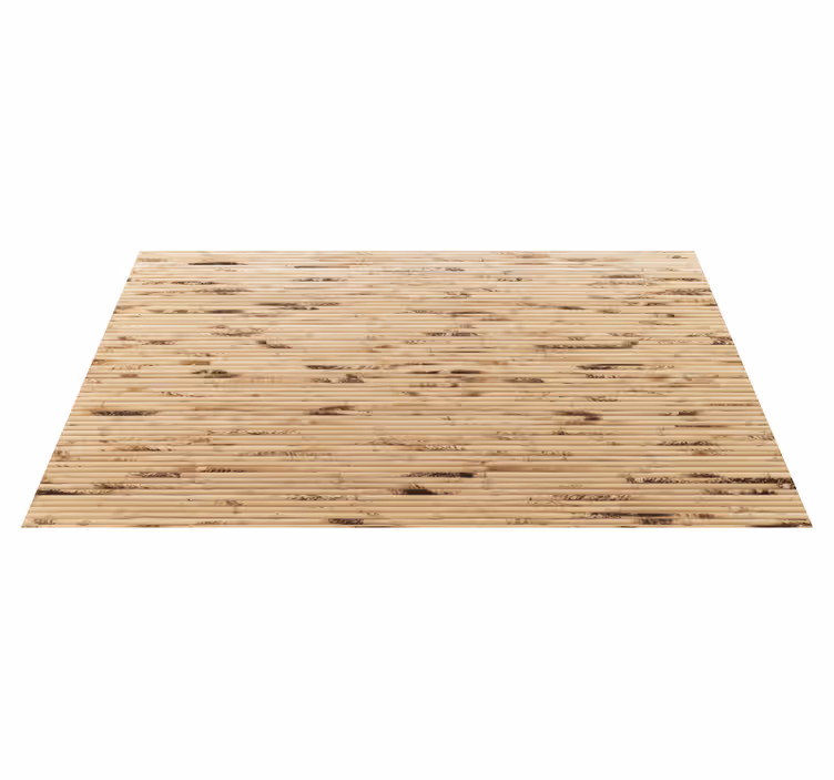 Entrance hall rug with horizontal light brown sticks - TenStickers