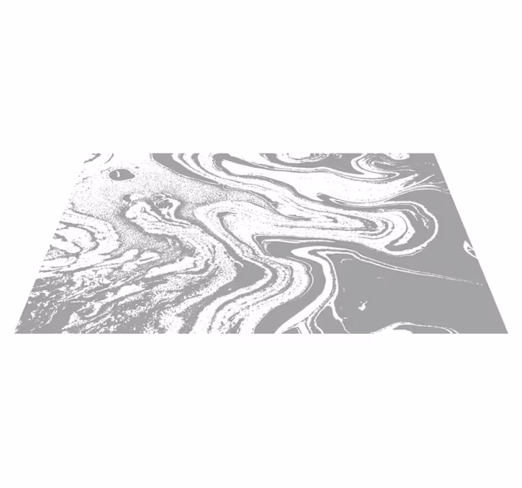 Entrance hall rug in light grey marble design - TenStickers