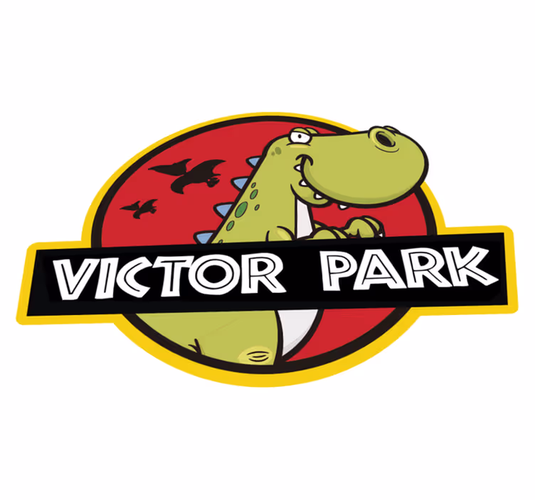 Customizable Dinosaur Emblem custom floor mat - TenStickers