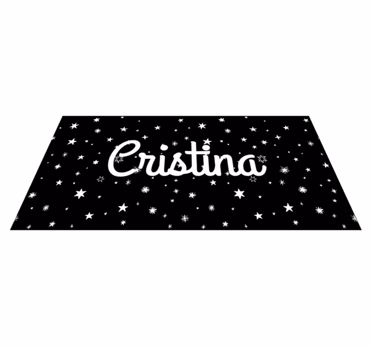 Custom starry custom floor mat - TenStickers