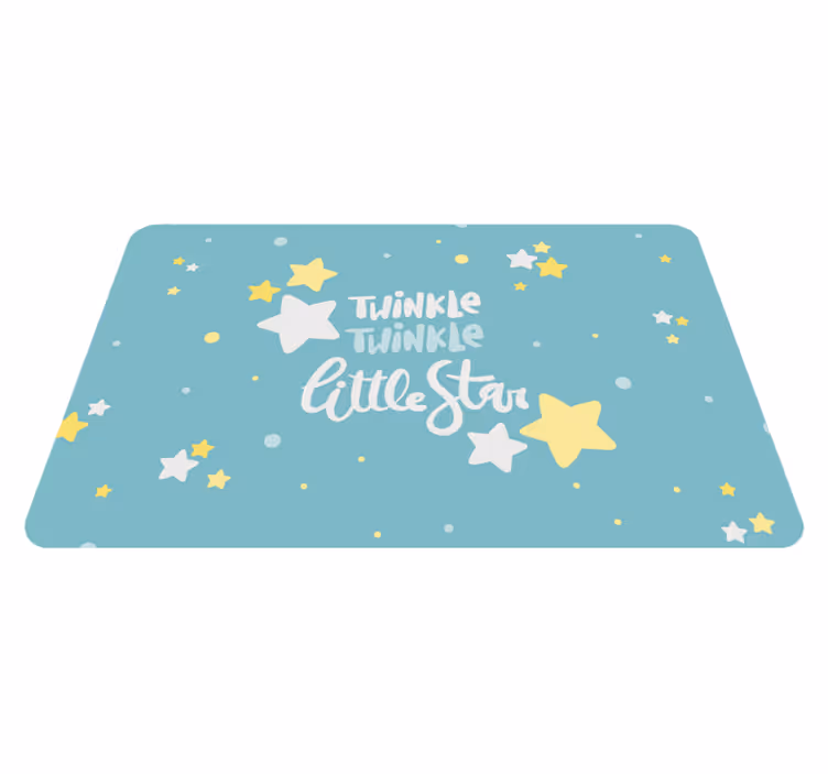 Star-Themed Nursery kids carpet - TenStickers