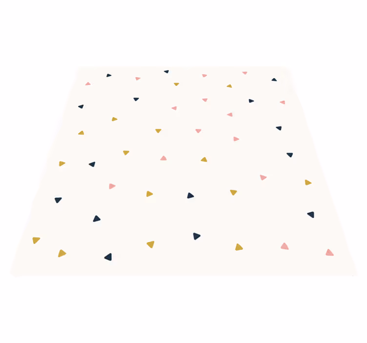 Geometric Confetti kids rug - TenStickers