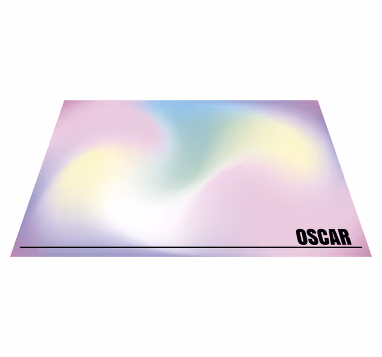 Customizable Gradient custom floor mat - TenStickers