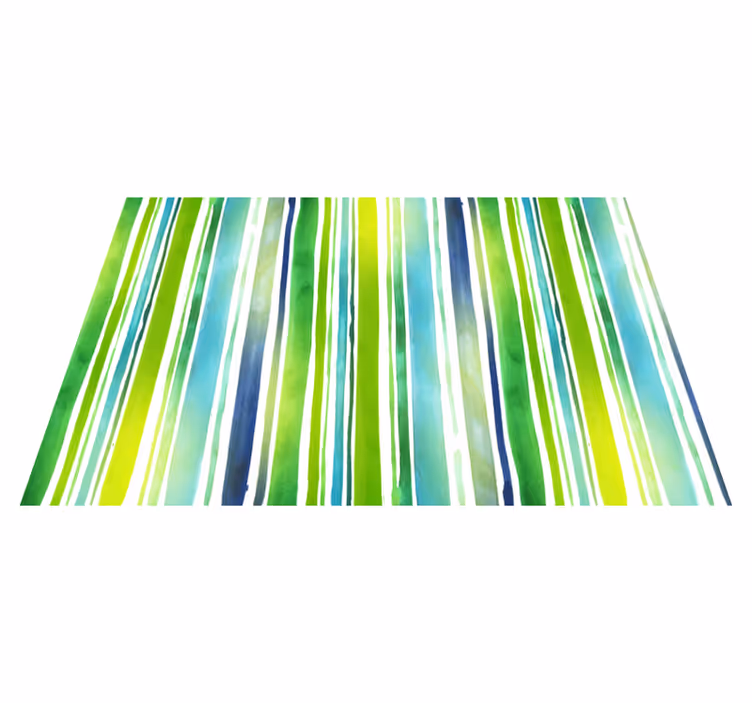 Abstract Striped stripes rug - TenStickers