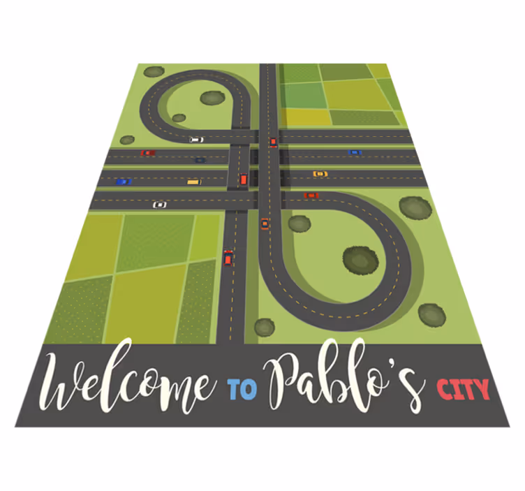 Customizable Playmap custom floor mat - TenStickers