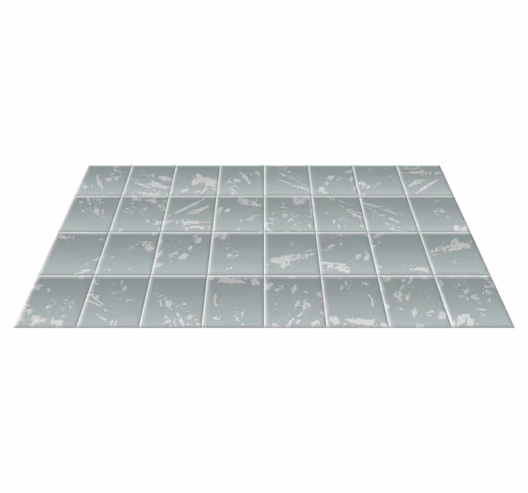 Marbled Tile Effect bathroom mat - TenStickers