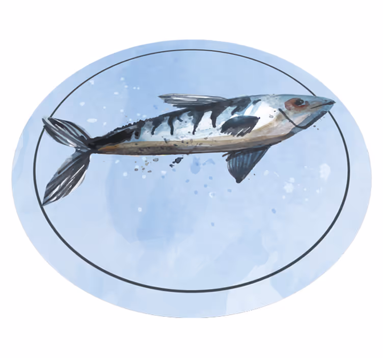 Aquatic Exploration animal mat - TenStickers