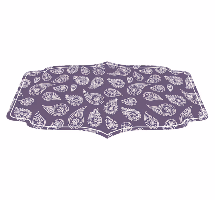 Mandala rug with paisley mandala design - TenStickers