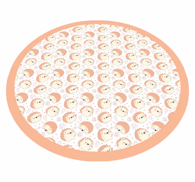 Lion Circular Pattern nursery rug - TenStickers